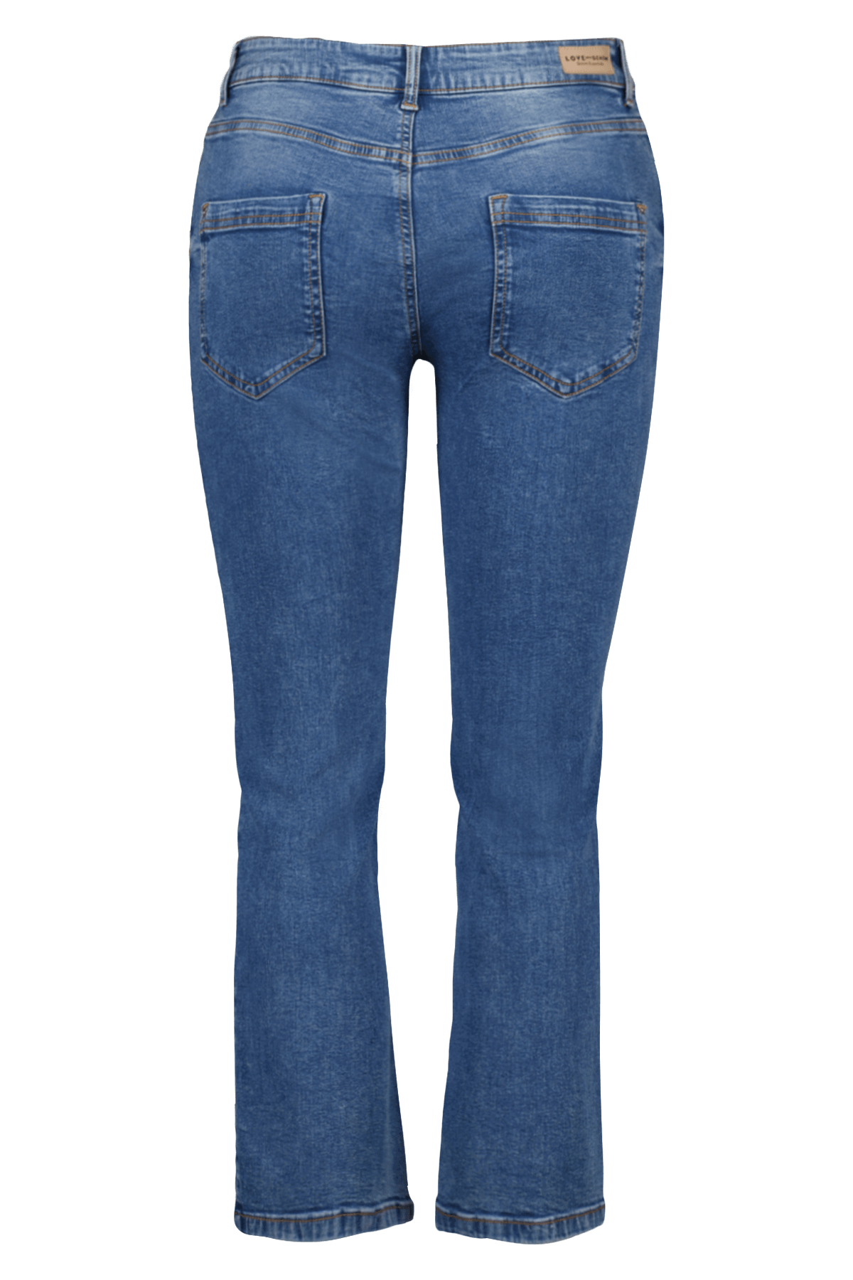 Straight-Leg Jeans LILY 30 inch image number 3