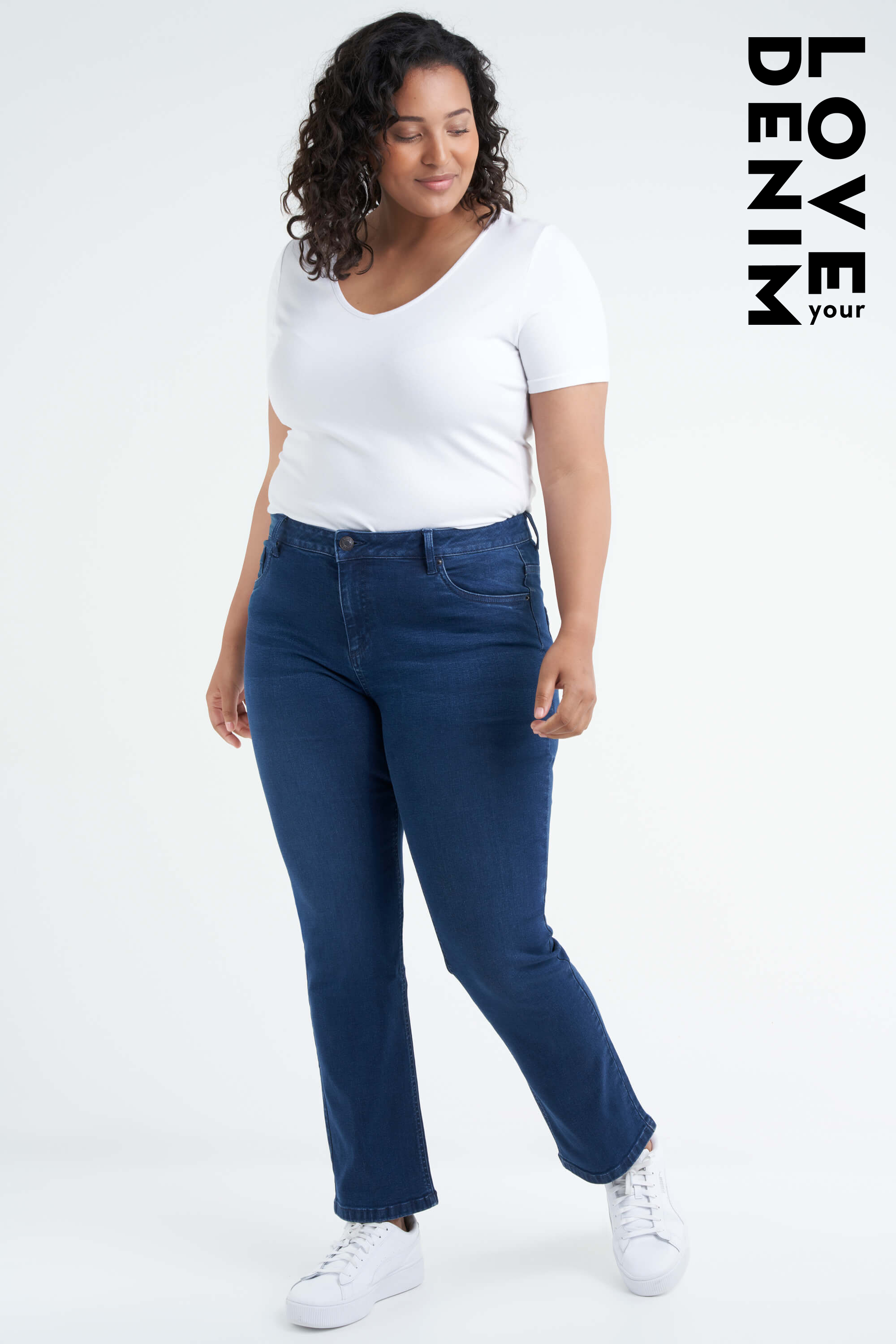 Straight-Leg Jeans LILY 30 inch image 0