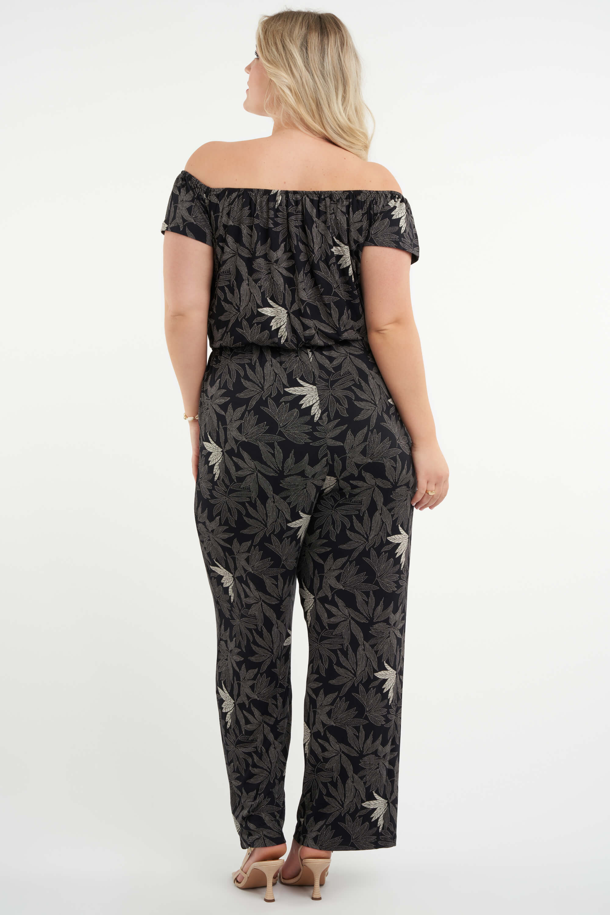 Schulterfreier Jumpsuit image number null