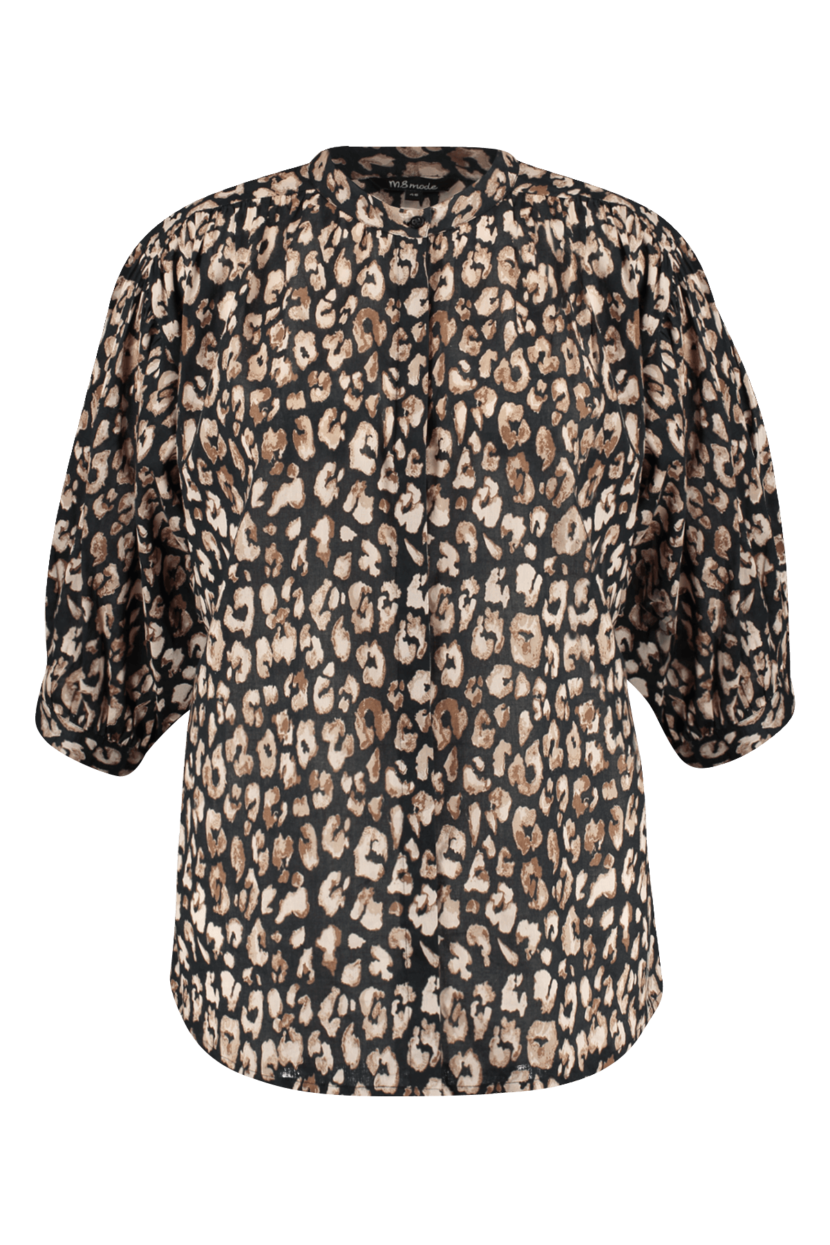 Bluse mit Leopard-Print  image 1