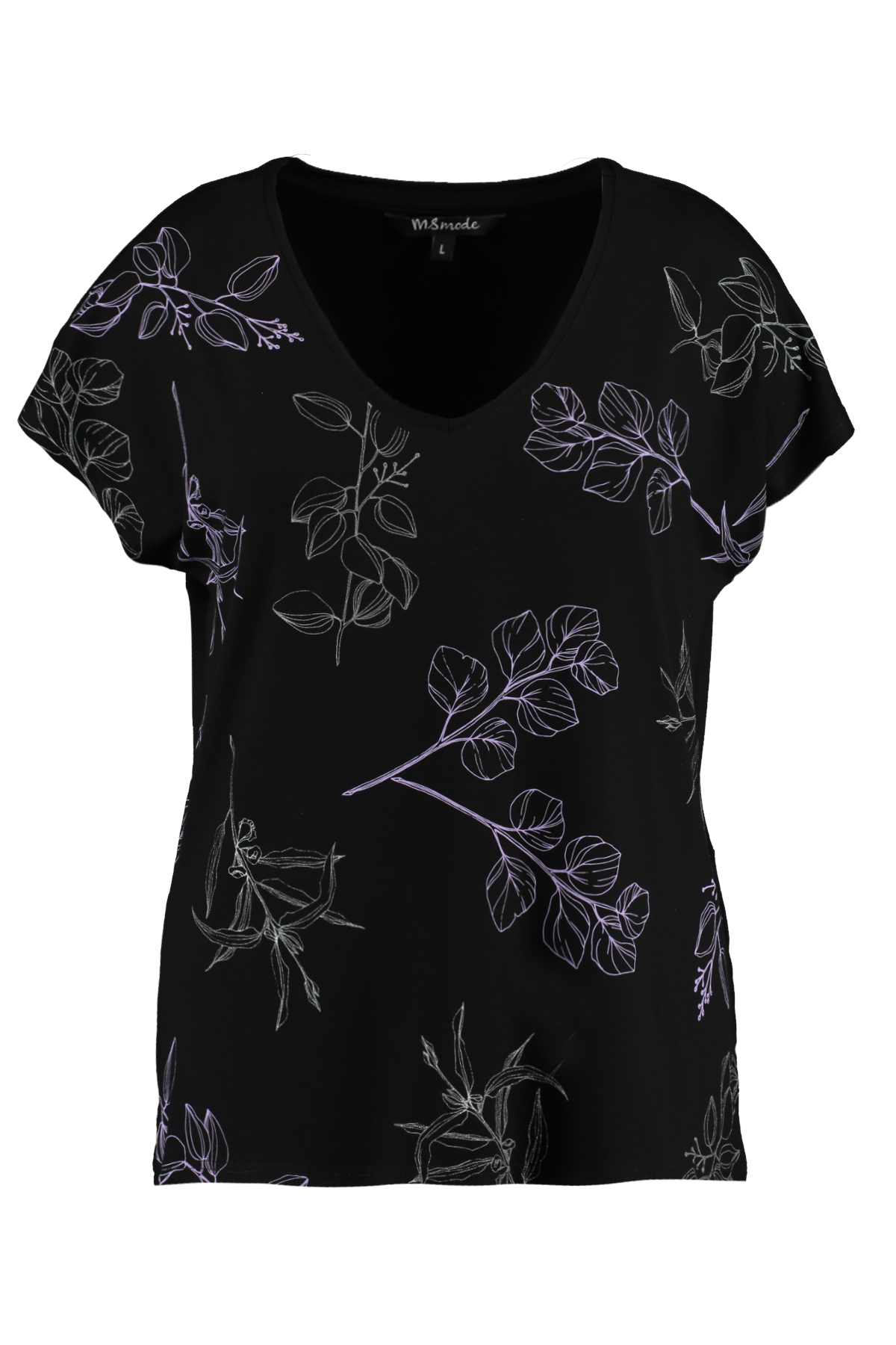 T-Shirt mit floralem Print image number null
