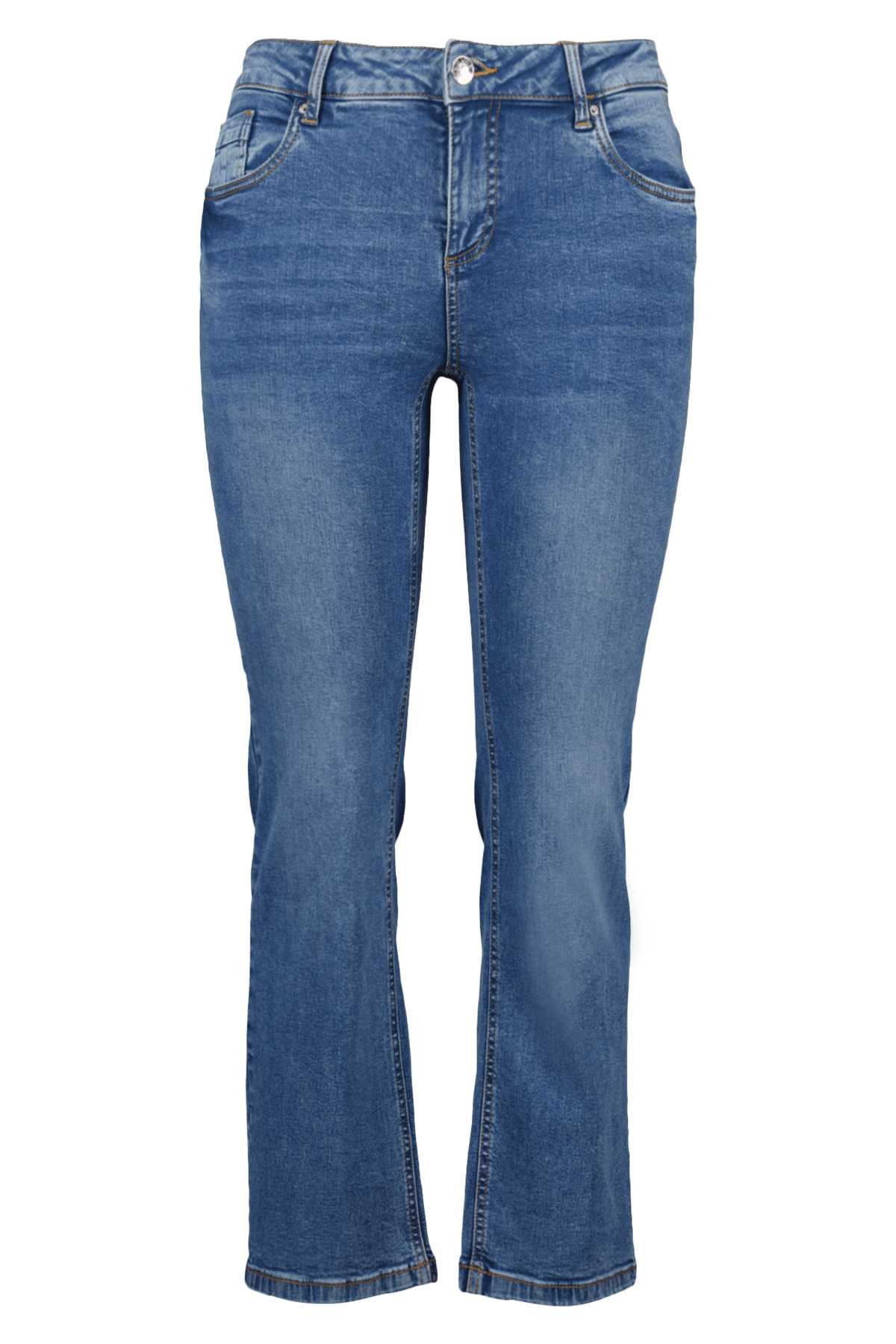 Straight-Leg Jeans LILY 30 inch image number 1