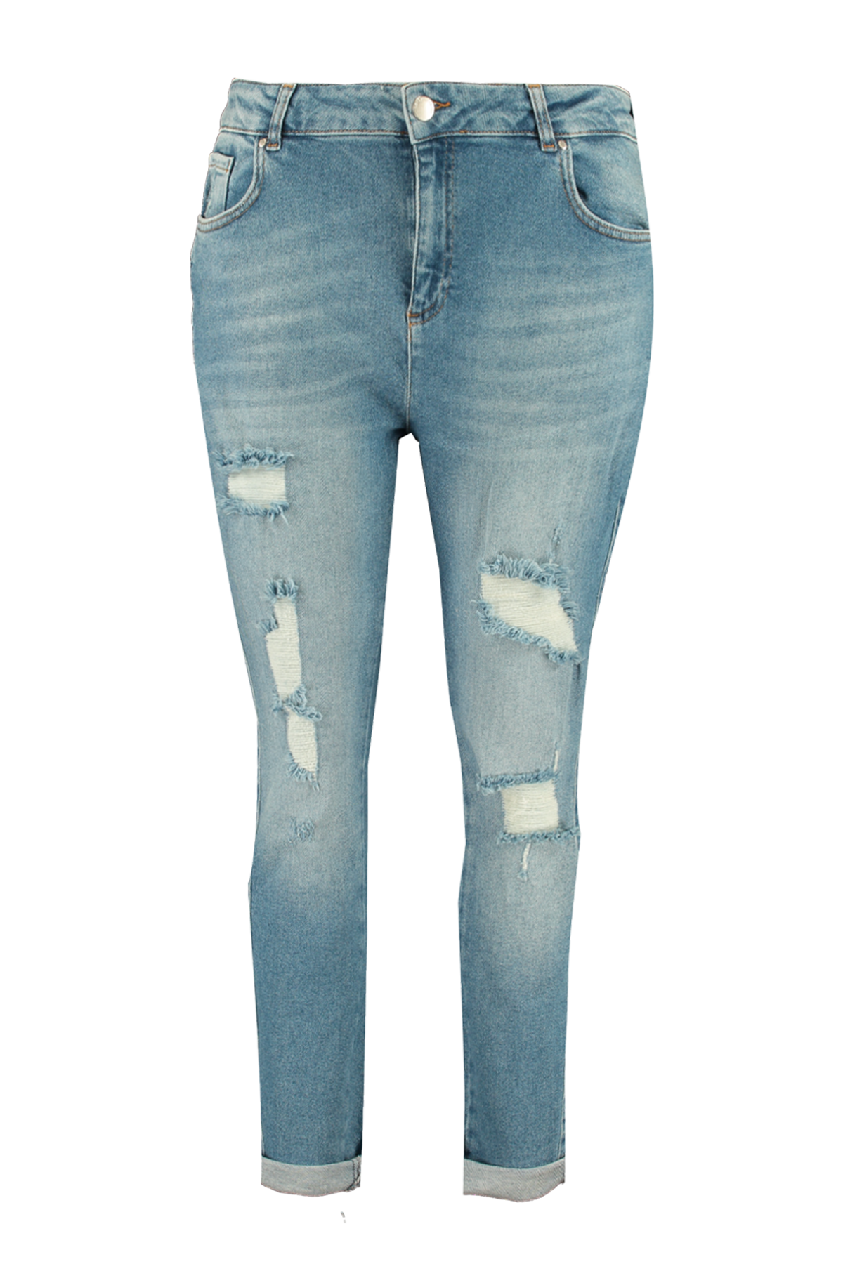 Jeans mit Used-Look image 1