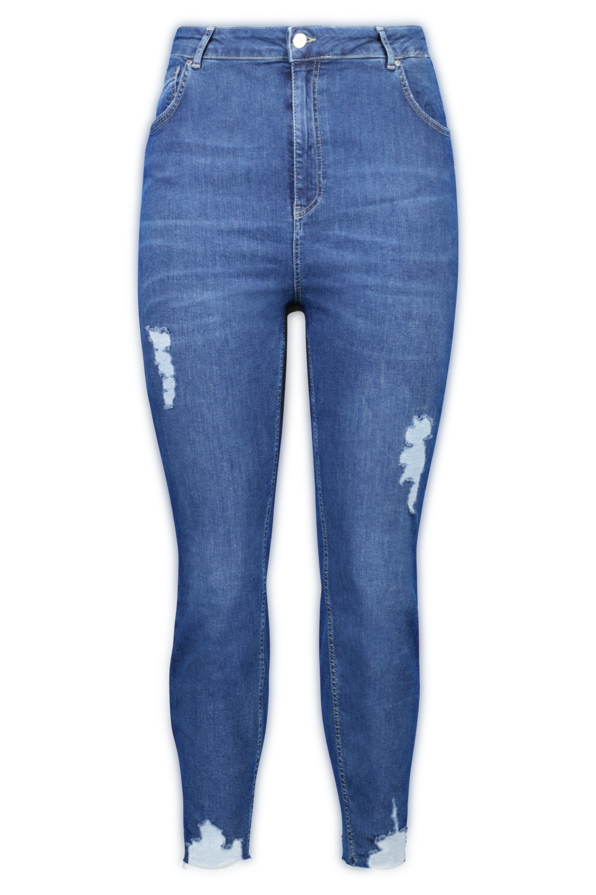 Jeans mit Destroyed-Detail image number 0