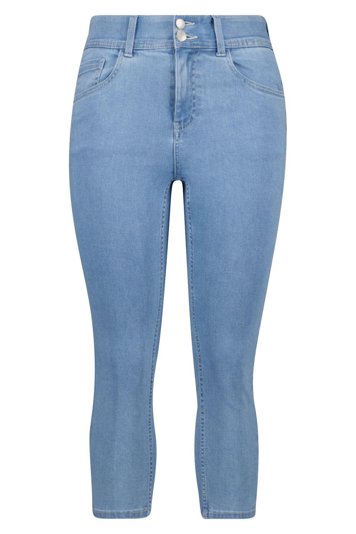 Modellierende Skinny-Leg-Jeans SCULPTS in Capri-Länge image number 1
