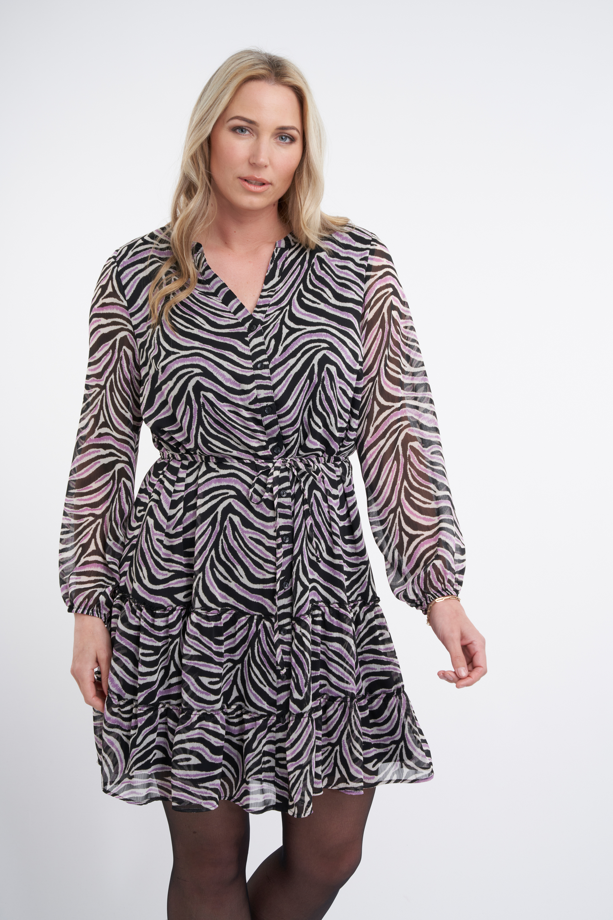 Tunika-Kleid mit Print image number 6