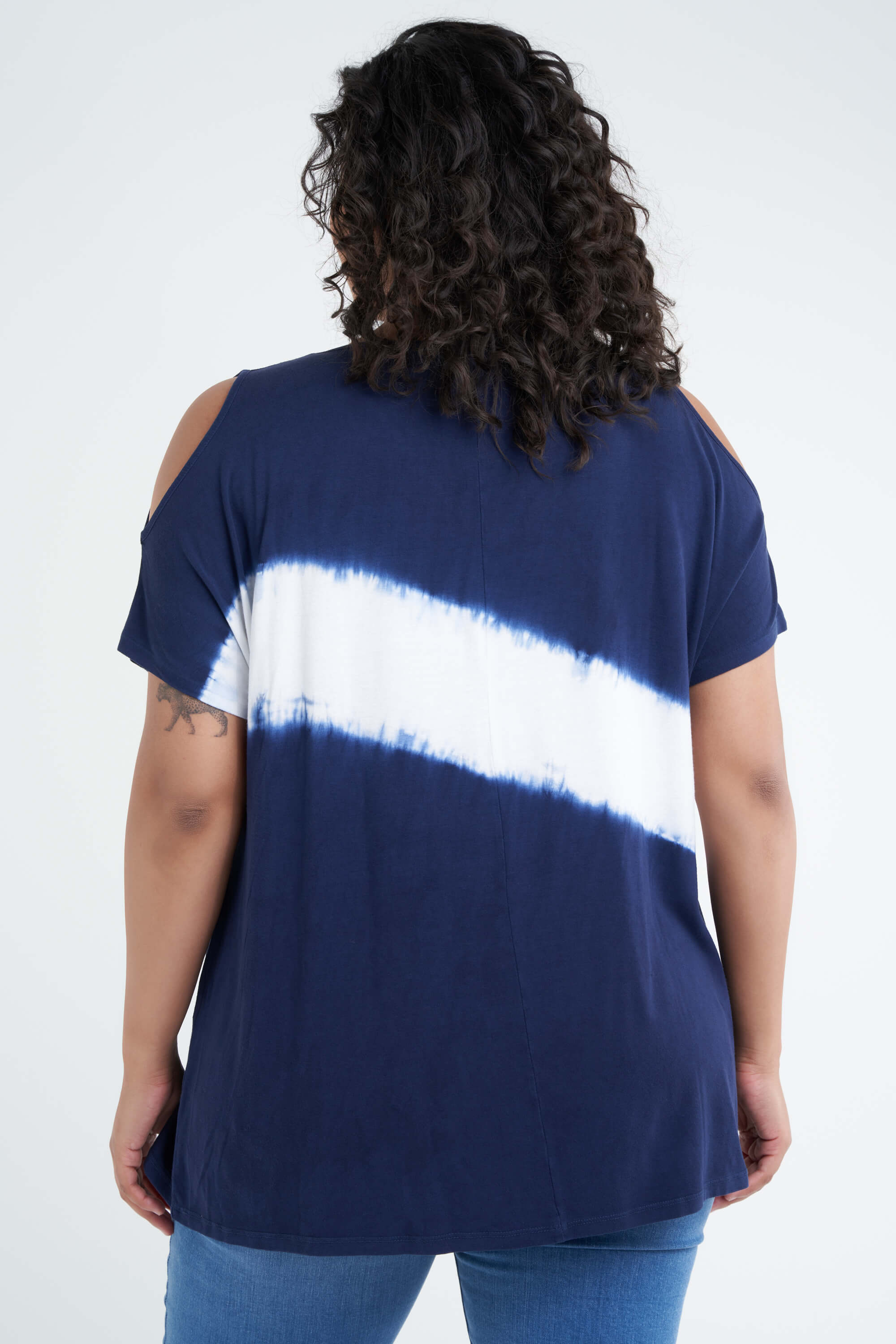 T-Shirt mit Batik-Print image number null