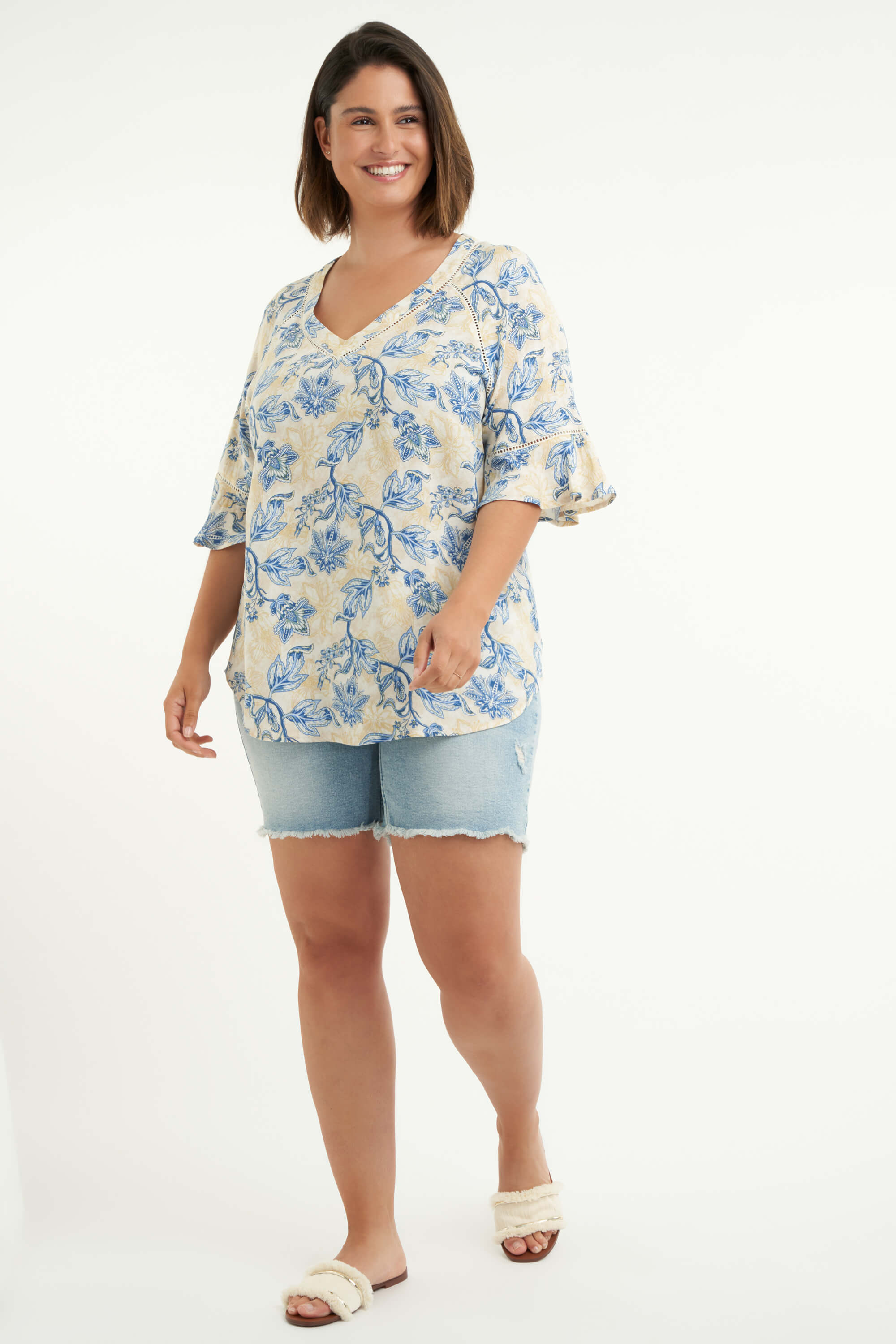 Bluse mit Print image number null