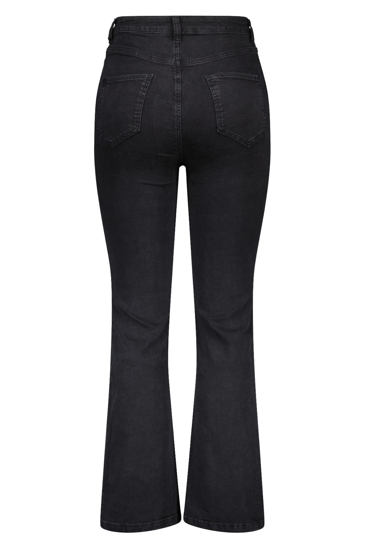 Jeans mit hoher Taille und Schlitz  image number 3