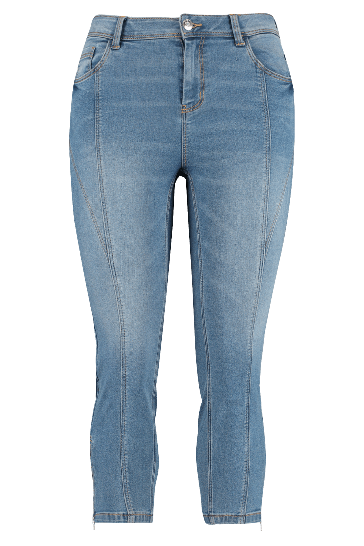 Slim-Leg Capri-Jeans image number 2